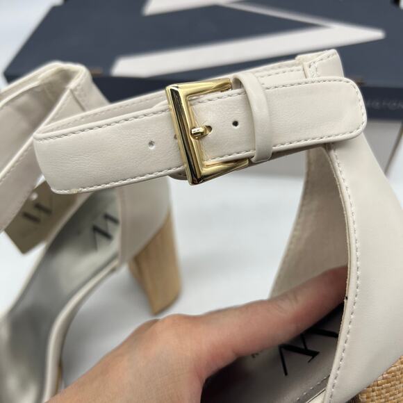 Worthington Womens Lynch Heeled Sandals Ivory Size 10M - Picture 15 of 16